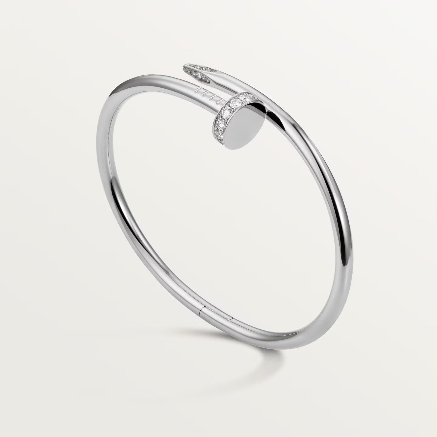 JUSTE UN CLOU ARMREIF, KLASSISCHES MODELL, MIT DIAMANTEN