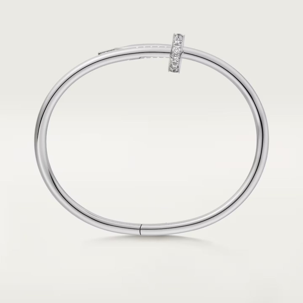 JUSTE UN CLOU ARMREIF, KLASSISCHES MODELL, MIT DIAMANTEN