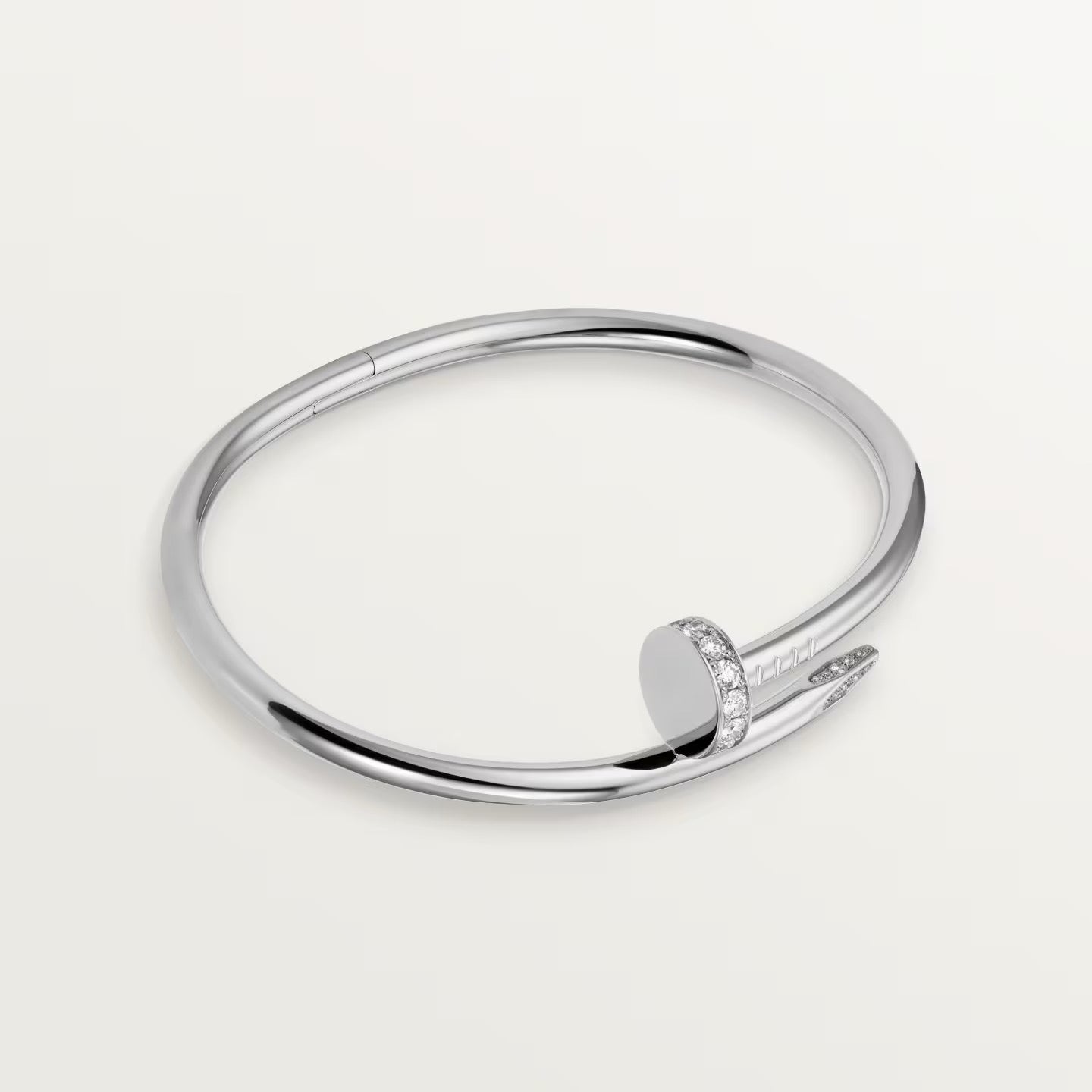 JUSTE UN CLOU ARMREIF, KLASSISCHES MODELL, MIT DIAMANTEN