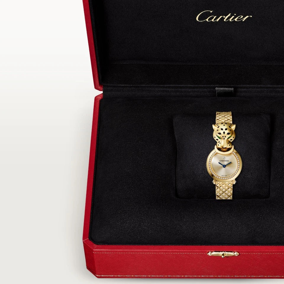 La Panthère de Cartier – Schmuckuhr in 750er Gelbgold